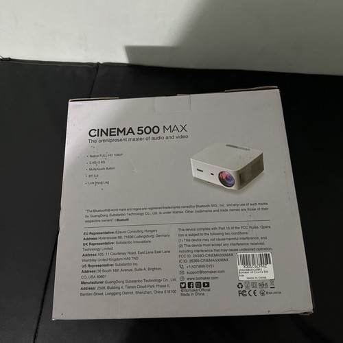 Bomaker cinema 500 max 1080p - bomaker,
